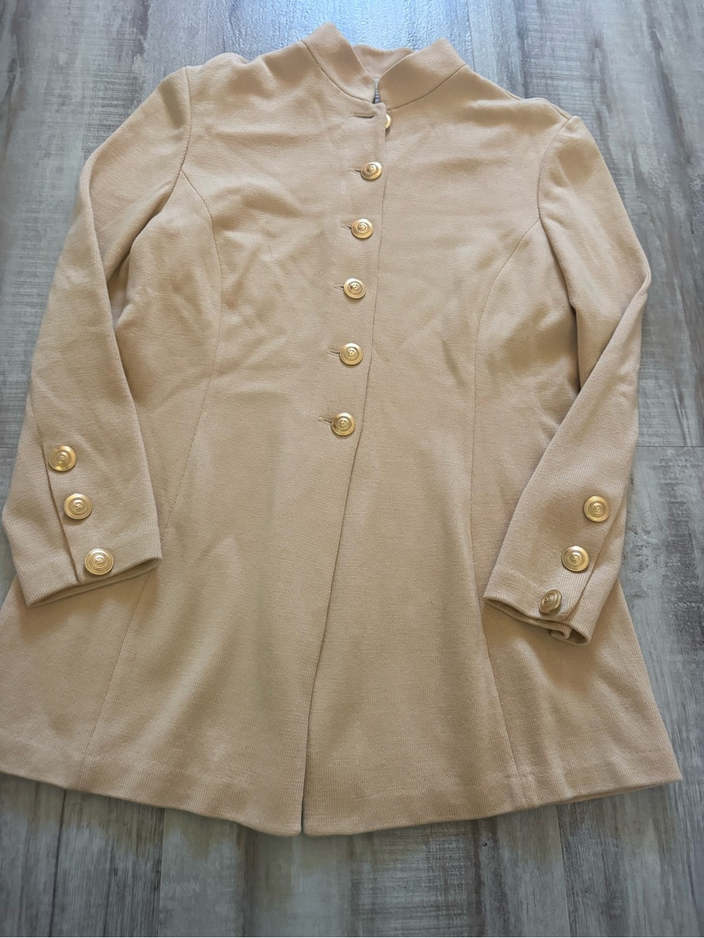 St. John Collection by Marie Gray Tan Skirt Set 8 - Picture 5 of 6